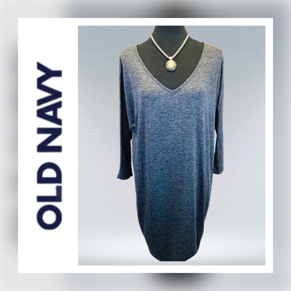 Old Navy Dresses & Skirts - 👗 OLD NAVY || Knit V-Necked Shirt Dress-